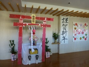 玄関ホールに郷神社（？！）